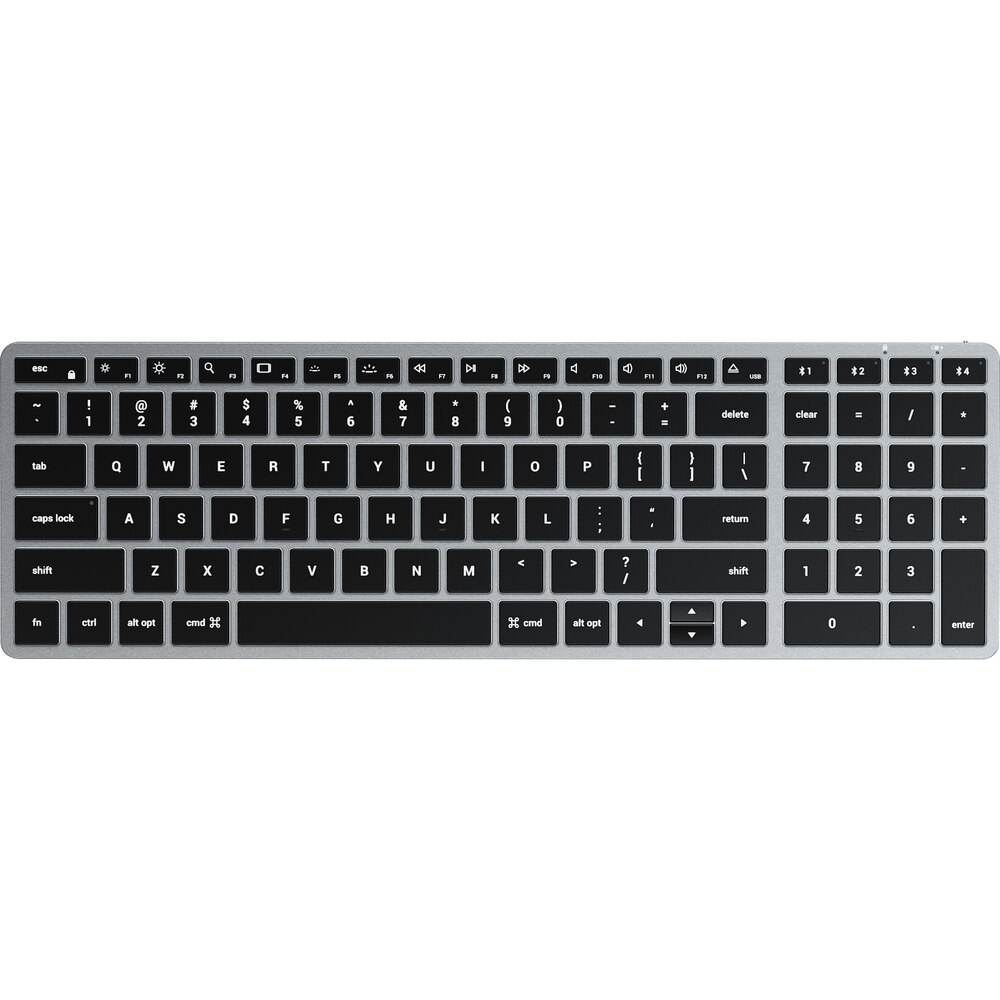 SATECHI SLIM X2 BLUETOOTH BACKLIT KEYBOARD SPACE GRAY