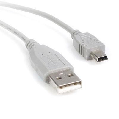 STARTECH.COM 6FT MINI USB TO USB CABLE GRAY